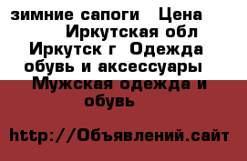 зимние сапоги › Цена ­ 2 500 - Иркутская обл., Иркутск г. Одежда, обувь и аксессуары » Мужская одежда и обувь   